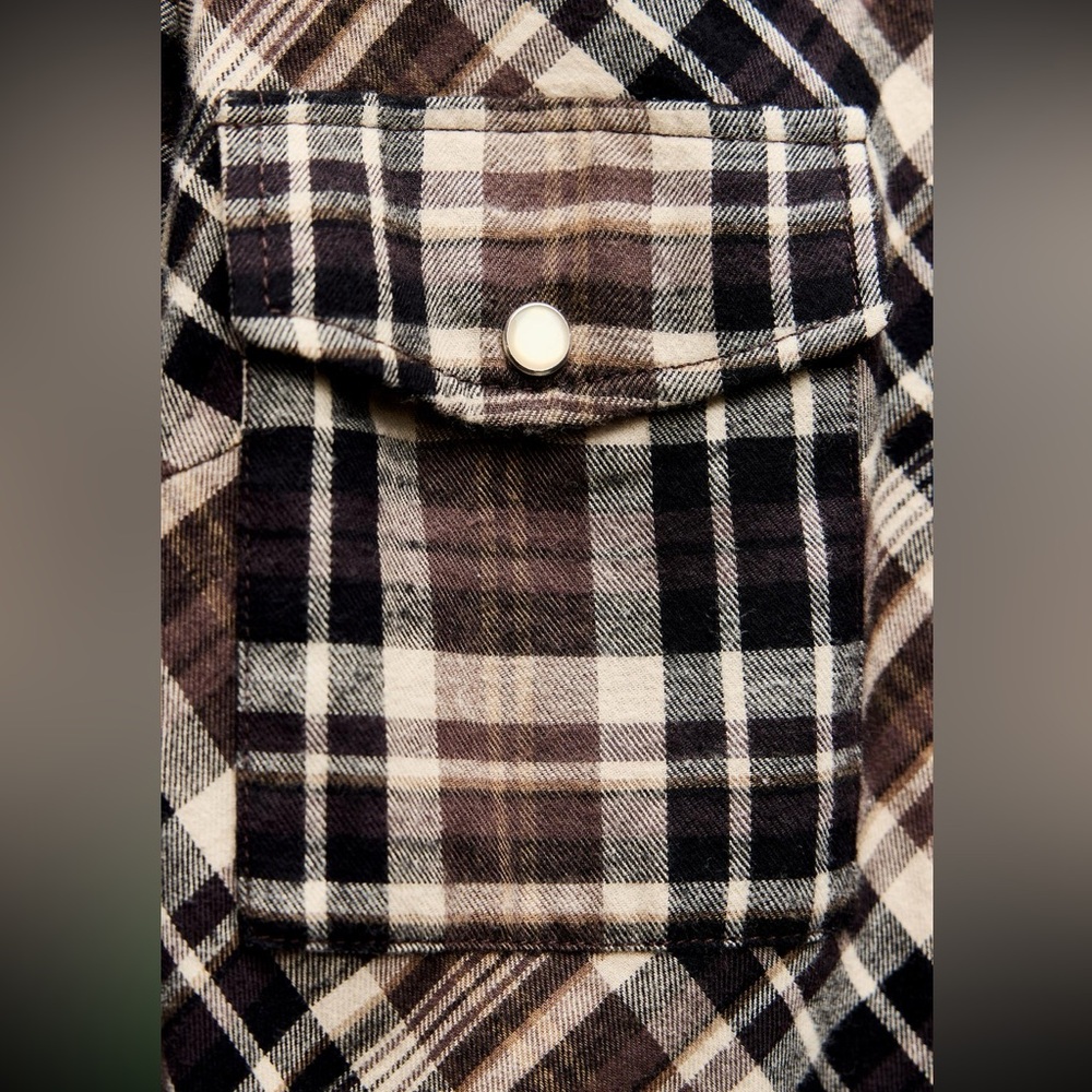 ZARA Plaid Shirt Dress ZARA 9282/060/121 194/020 - Picture 17 of 17